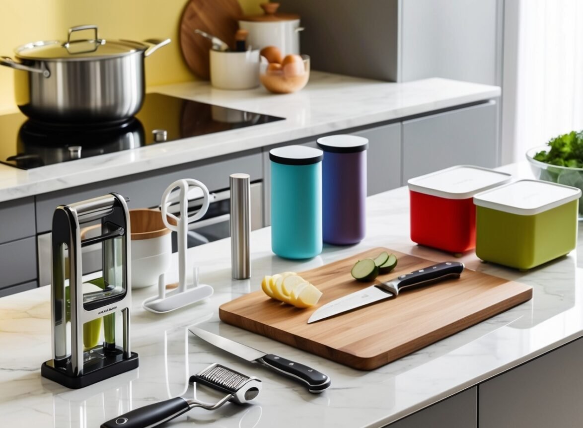 Default A modern kitchen countertop filled with sleek and inno 3 2