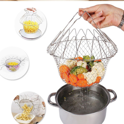 Panier à friture filet de cuisson pliable – Image 6