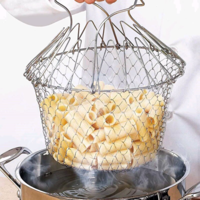 Panier à friture filet de cuisson pliable – Image 7