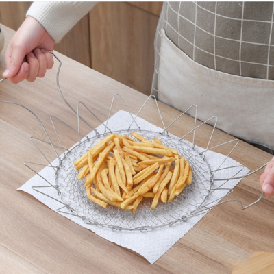 Panier à friture filet de cuisson pliable – Image 3