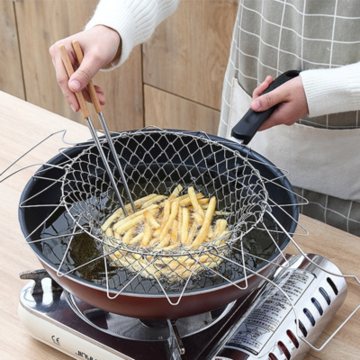 Panier à friture filet de cuisson pliable – Image 4