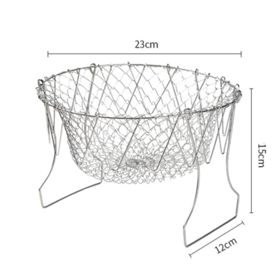 Panier à friture filet de cuisson pliable – Image 5