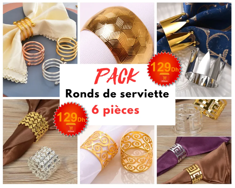 PACK Anneaux De Serviette