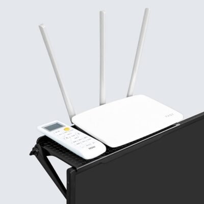 Support étagère de rangement réglable pour les écrans – Image 3