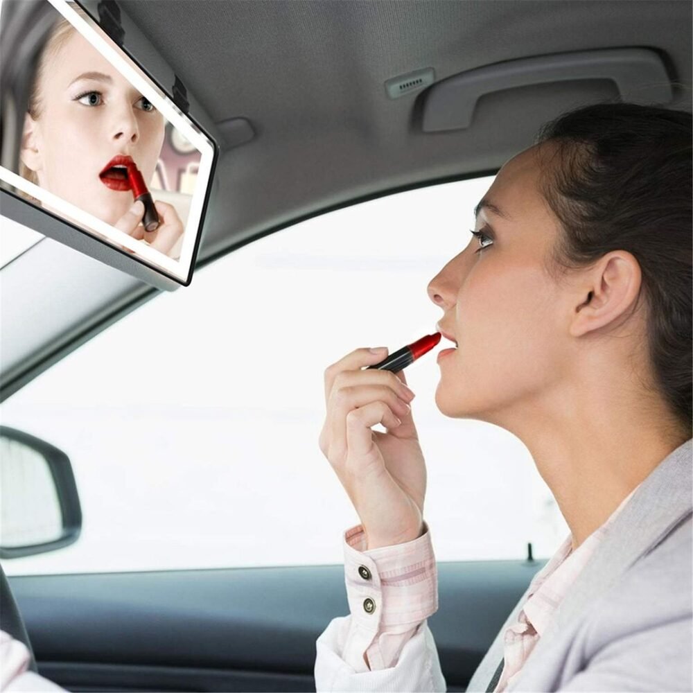 Miroir de maquillage de voiture lumineux – Image 6
