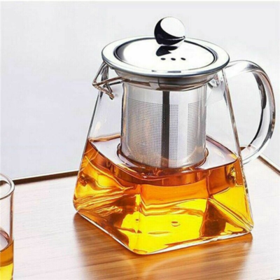 Théière en Verre Résistant à la Chaleur avec Infuseur – Élégance et Praticité 🍵 – Image 3