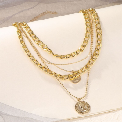 Collier chaine vintage pour femmes
