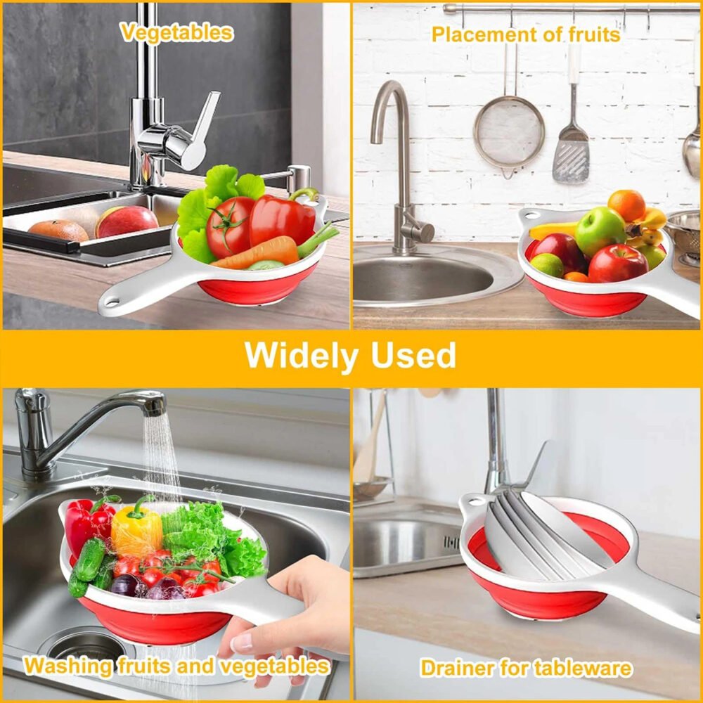 Panier filtre de fruits et légumes pliable – Image 5