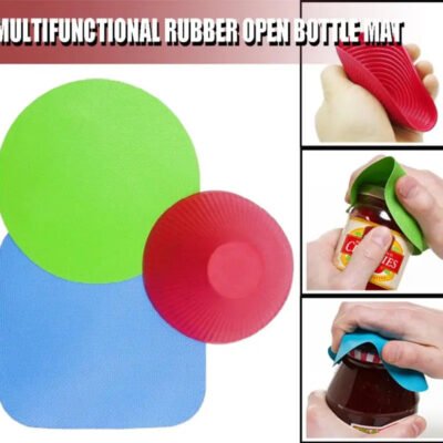 Ensemble de 3 ouvres-bocaux en silicone