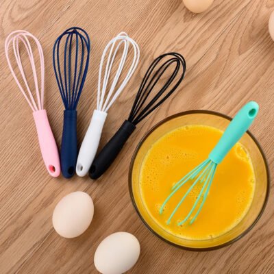 Mini Fouet Batteur en silicone.