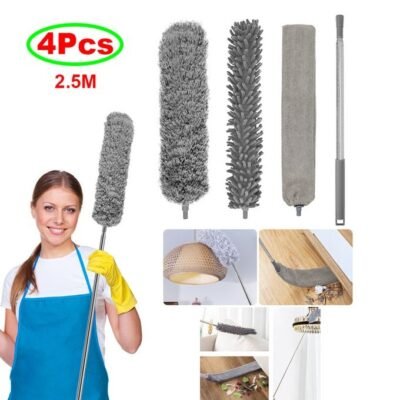 Plumeau télescopique de 3 brosses de poussière