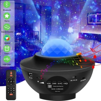 Projecteur galaxy lecteur de music usb speaker bleutooth