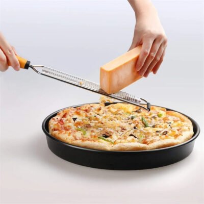 Râpe à fromage et zeste de citron en acier inoxydable. – Image 6