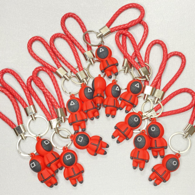 Porte-clés avec Motif Masque de la Série Squid Games