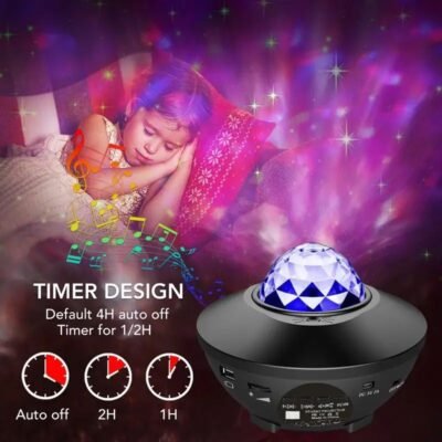 Projecteur galaxy lecteur de music usb speaker bleutooth – Image 4