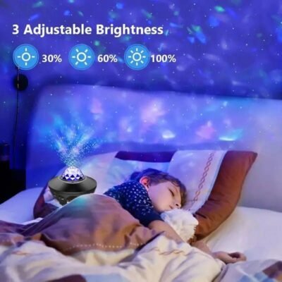 Projecteur galaxy lecteur de music usb speaker bleutooth – Image 3
