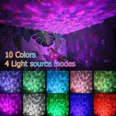 Projecteur galaxy lecteur de music usb speaker bleutooth – Image 2