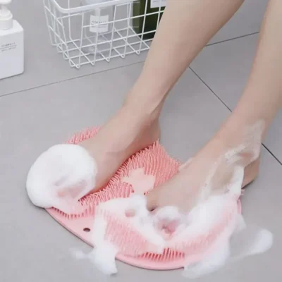 tapis brossage de pieds en silicone