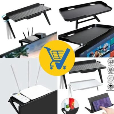 Support étagère réglable pour écran,1