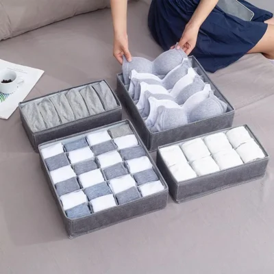 Boîte de rangement pliable pour sous-vêtements