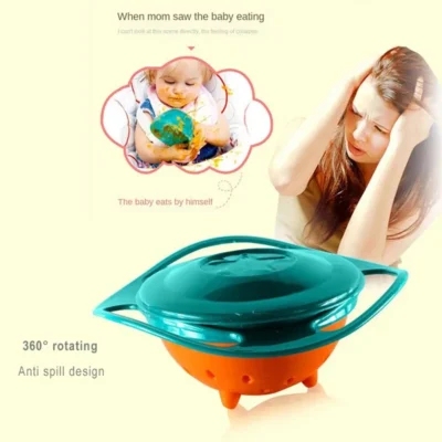 Bol gyroscopique pour enfants anti-deversement rotation à 360° – Image 3