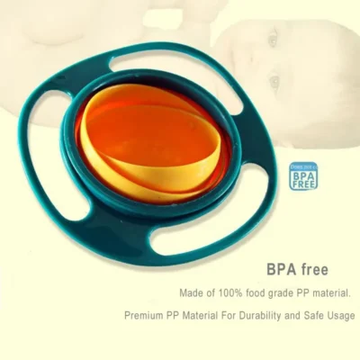 Bol gyroscopique pour enfants anti-deversement rotation à 360° – Image 7