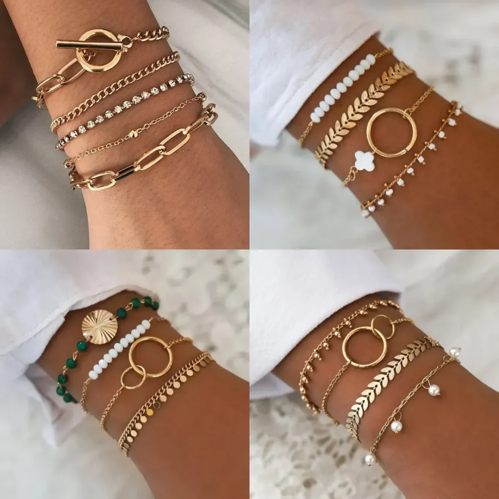 Bracelets ensemble bijoux femmes
