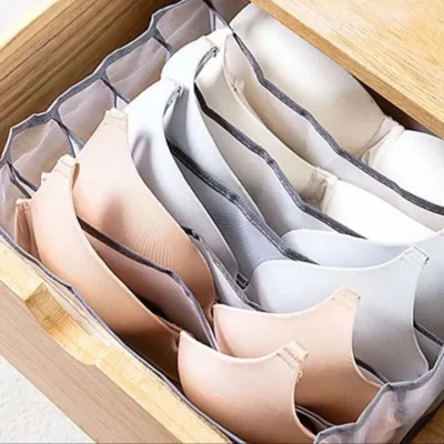 Ensemble de 3 pochettes de rangement pliable pour sous-vêtements – Image 4