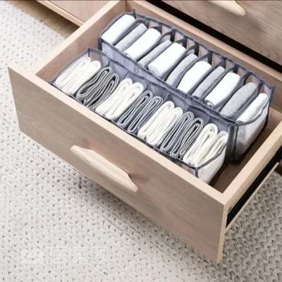 Ensemble de 3 pochettes de rangement pliable pour sous-vêtements – Image 3
