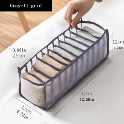 Ensemble de 3 pochettes de rangement pliable pour sous-vêtements – Image 10