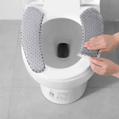 Housse de siège de toilette confortable en tissu doux – Image 6