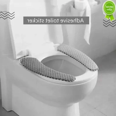 Housse de siège de toilette confortable en tissu doux – Image 5