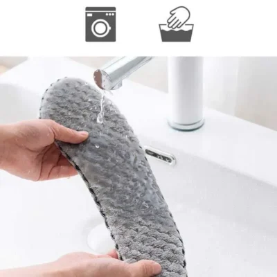 Housse de siège de toilette confortable en tissu doux – Image 2