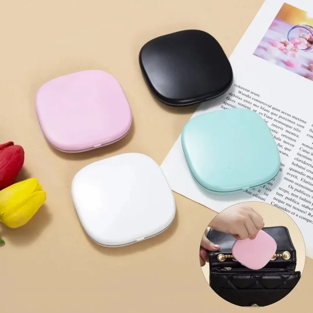 Mini miroir pliable LED coins ovales - a piles – Image 6