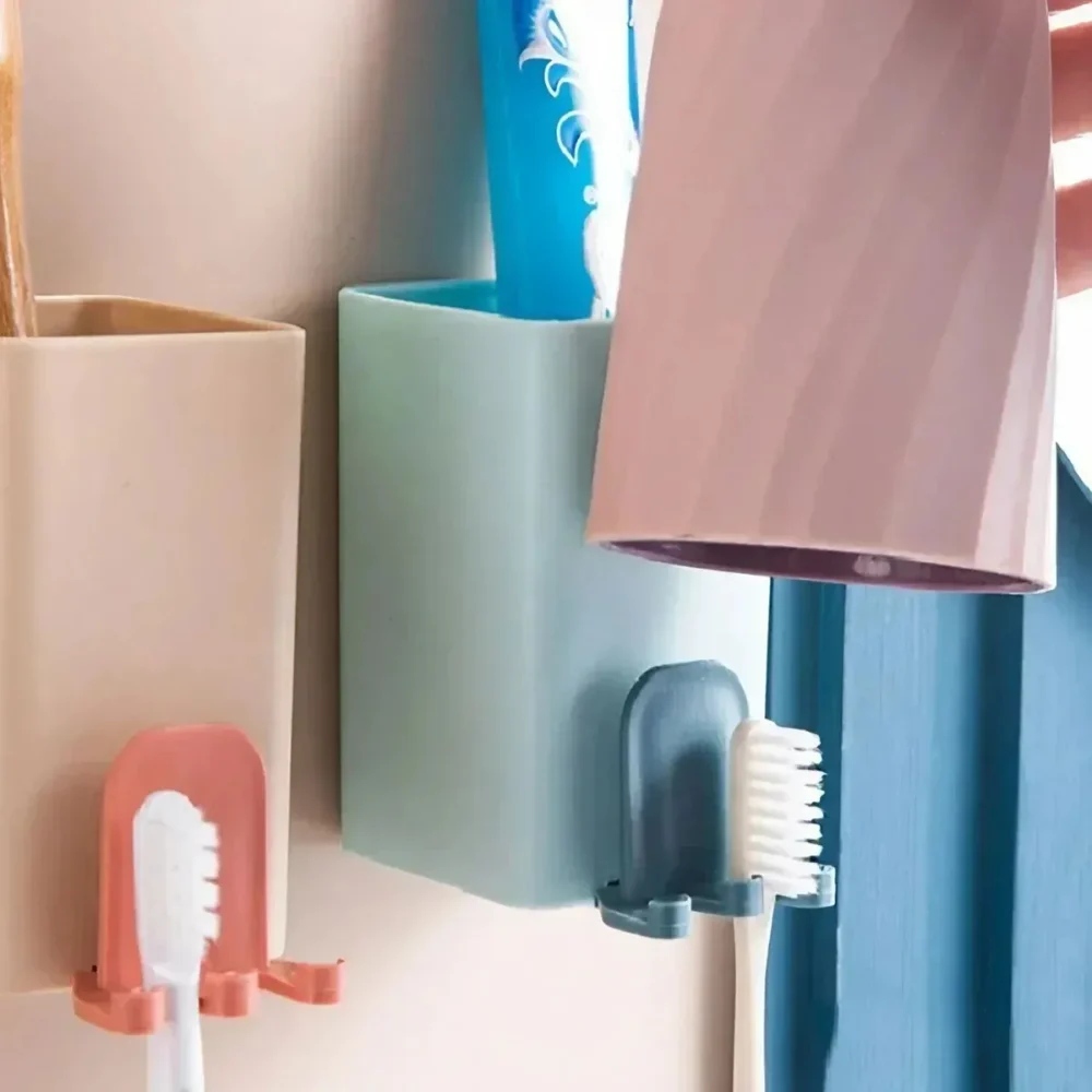 Porte-brosse à dents et dentifrice mural – Image 5