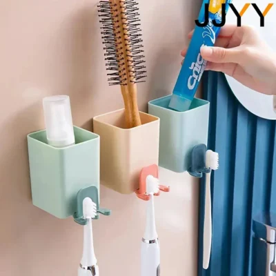 Porte-brosse à dents et dentifrice mural – Image 2