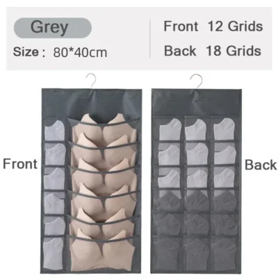 Sac de rangement pliable double face pour sous-vêtements – Image 8