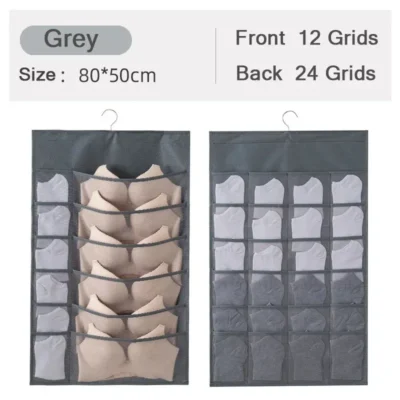 Sac de rangement pliable double face pour sous-vêtements – Image 7