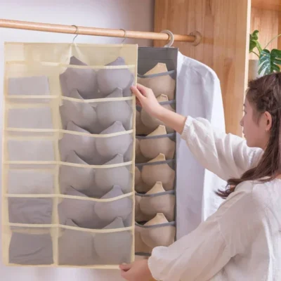 Sac de rangement pliable double face pour sous-vêtements – Image 4