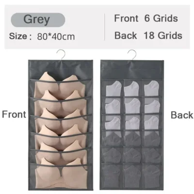 Sac de rangement pliable double face pour sous-vêtements – Image 9