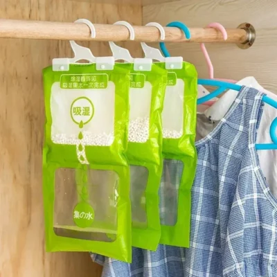 Sacs absorbant l'humidité pour garde-robe et chambre à coucher