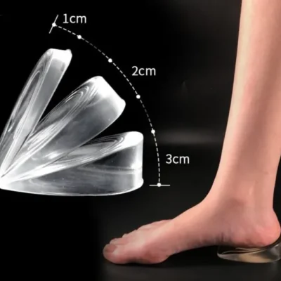 Semelle en silicone d'hauteur disponible en 1cm, 2cm, et en 3cm à 29 Dhs