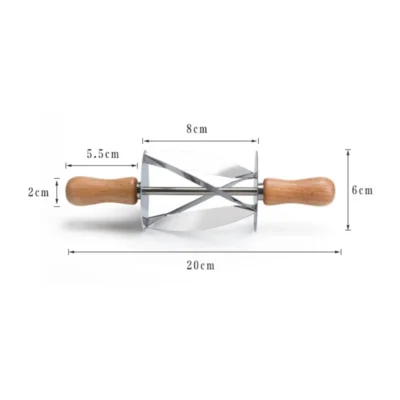 Couteau à pâte à croissant en acier inoxydable – Image 8
