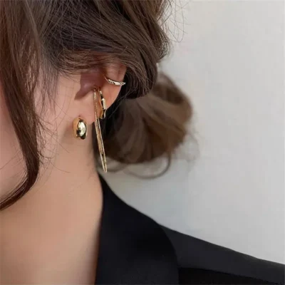 ensemble 4 piéces boucles d'oreilles pour femmes – Image 5