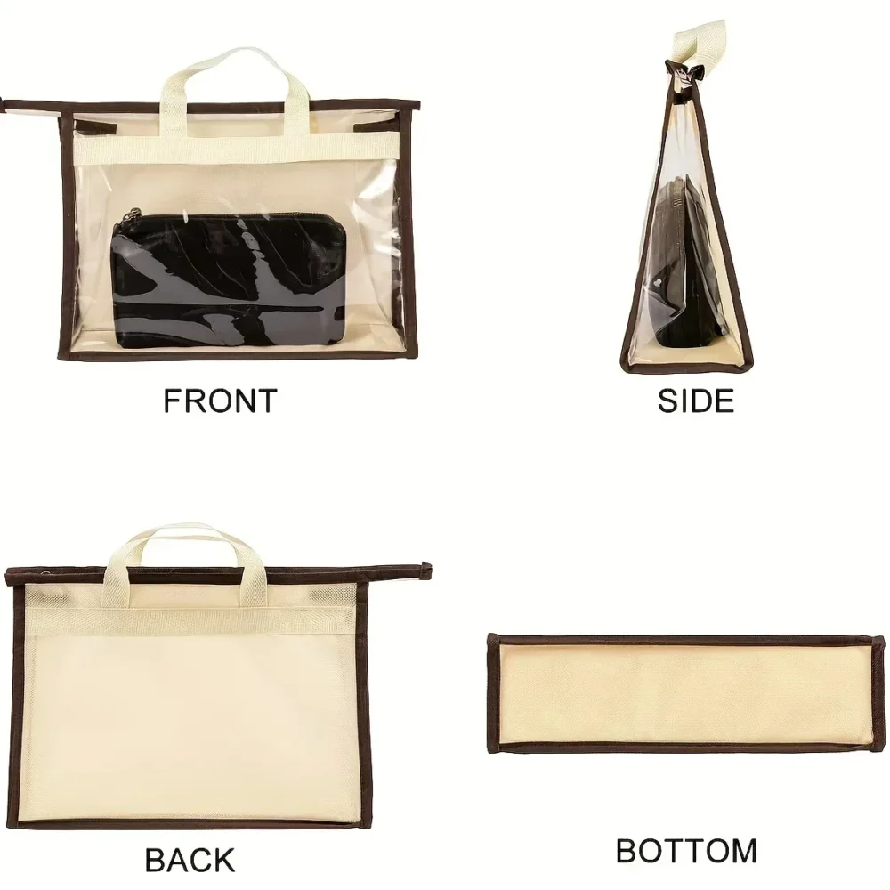 rangement sacs à mains transparent anti-poussière – Image 4