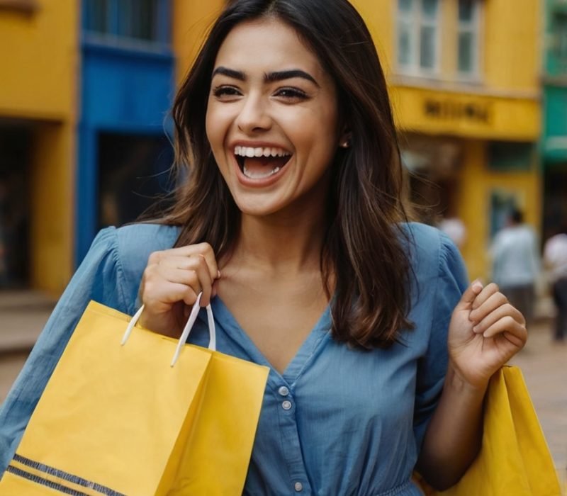 Cinematic_Kino_happy_beautiful_woman_wearing_modern_casual_blu_1
